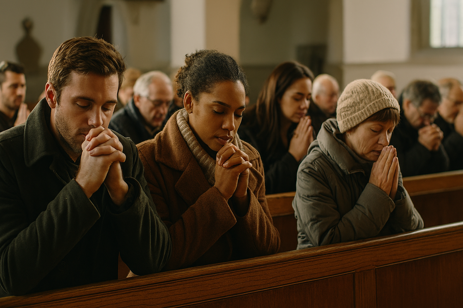 Chrétiens en prière