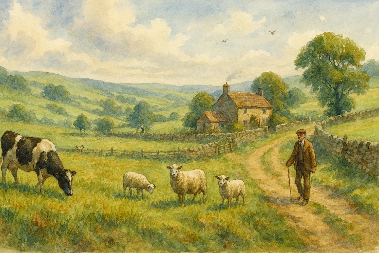 Paysage du Yorkshire