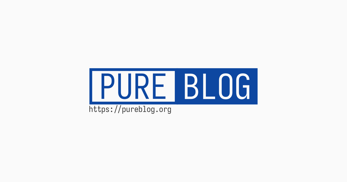 Logo Pure Blog Original